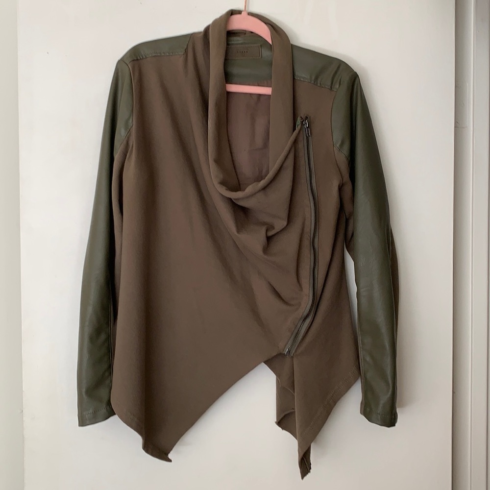 Blank NYC faux leather jacket
